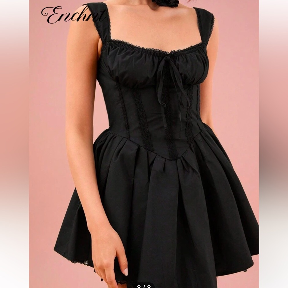 black babydoll dress